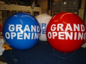advertising balloons Texas - Grand Opening balloons